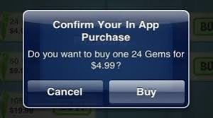 In App purchase