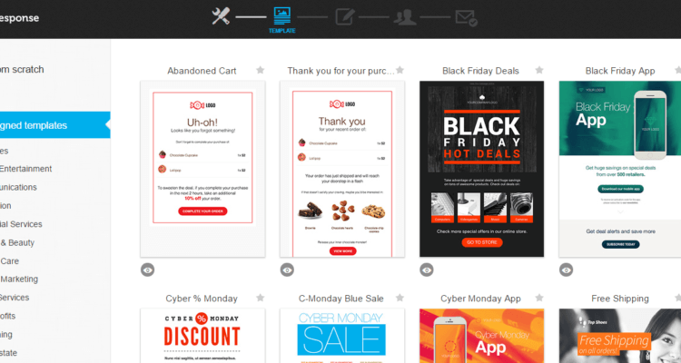 Black Friday app marketing ad creative