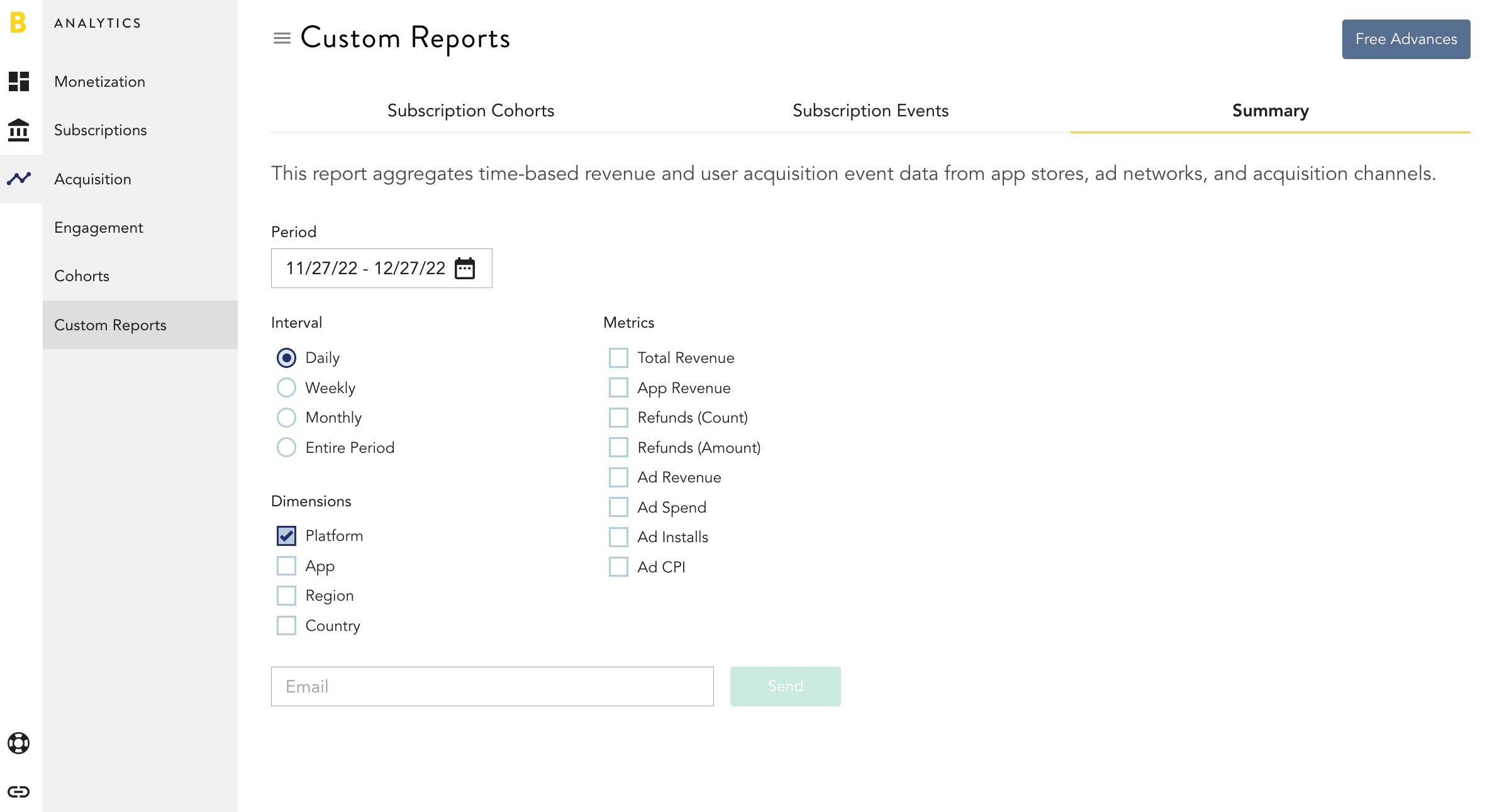 Braavo Analytics Report